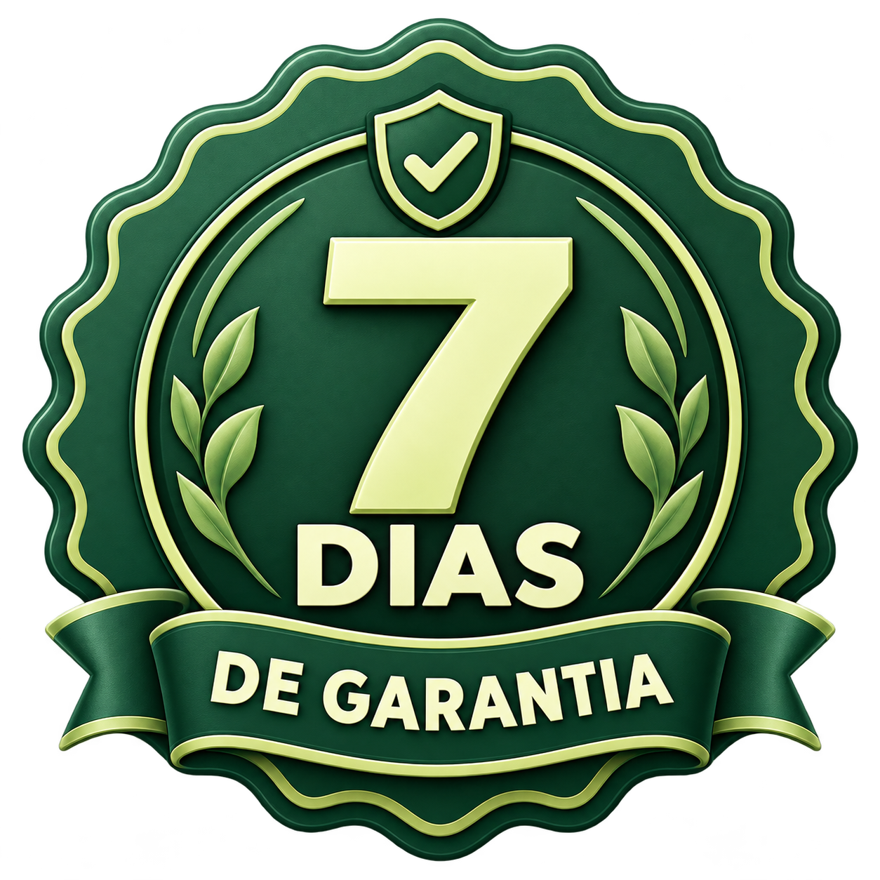 7 dias de garantia